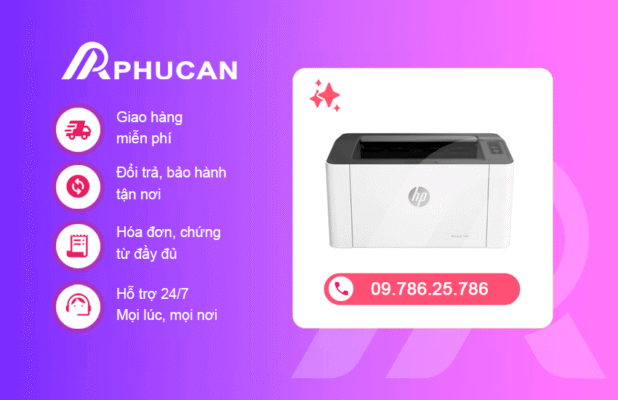 Máy in laser đen trắng HP 108A 4ZB79A