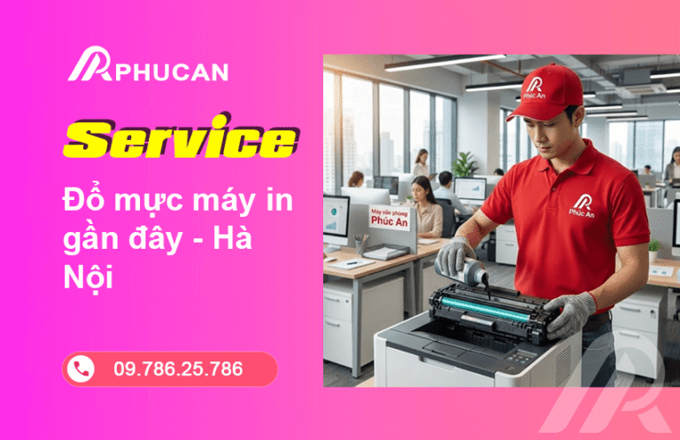 Đổ mực máy in gần đây