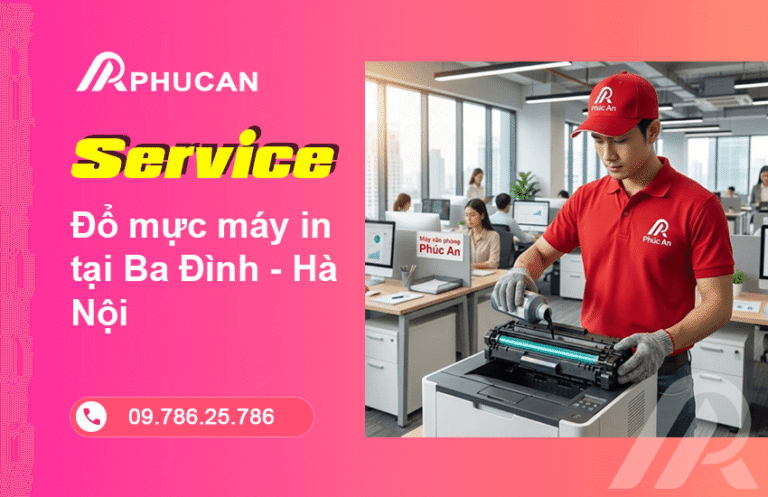 Đổ mực máy in tại Ba Đình