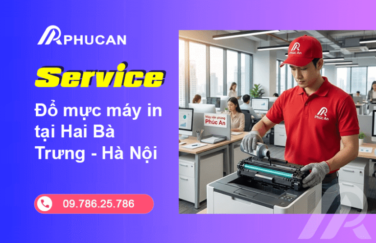 Đổ mực máy in tại Hai Bà Trưng