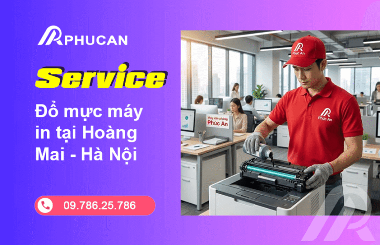 Đổ mực máy in tại Hoàng Mai