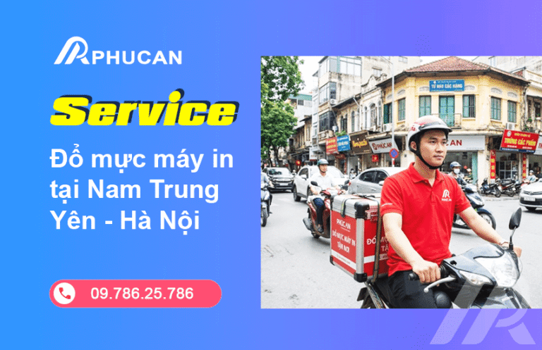 Đổ mực máy in tại Nam Trung Yên