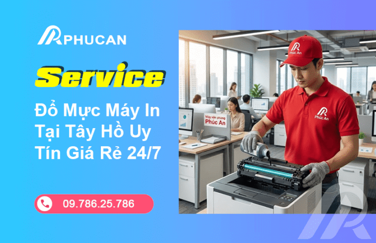Đổ mực máy in tại Tây Hồ