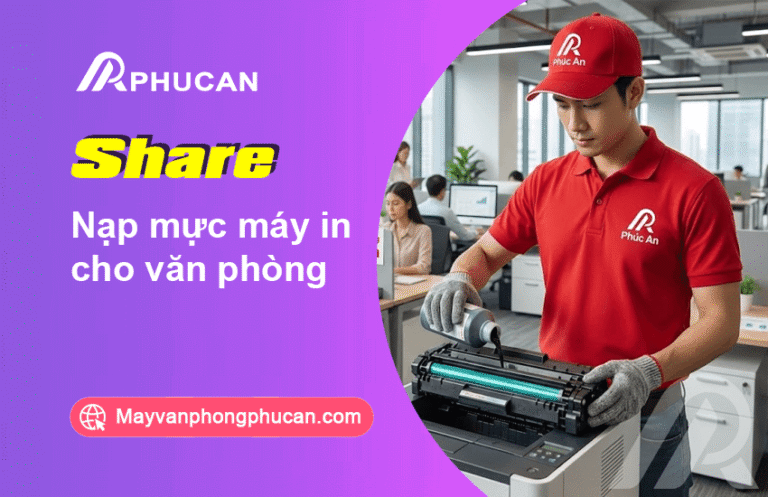 Nạp mực máy in cho văn phòng