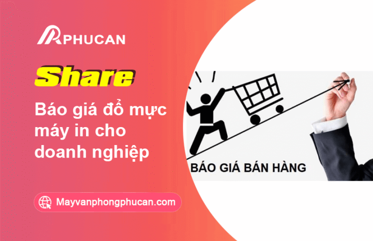 báo giá đổ mực máy in cho doanh nghiệp