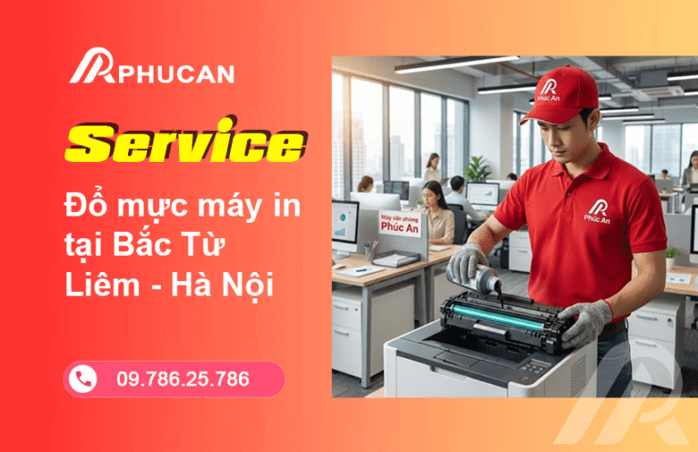 đổ mực máy in tại Bắc Từ Liêm