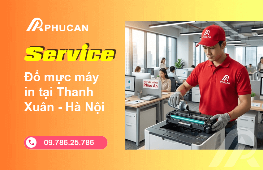 đổ mực máy in tại Thanh Xuân