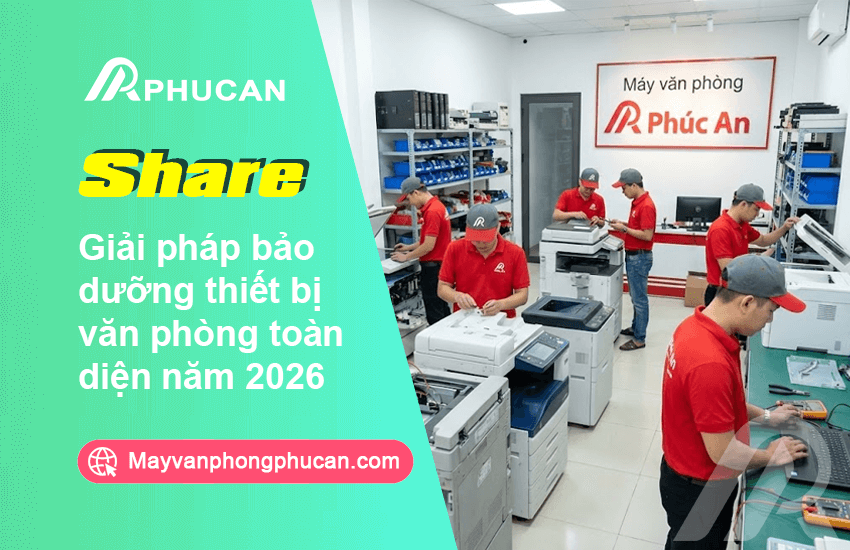Giải pháp bảo dưỡng thiết bị văn phòng
