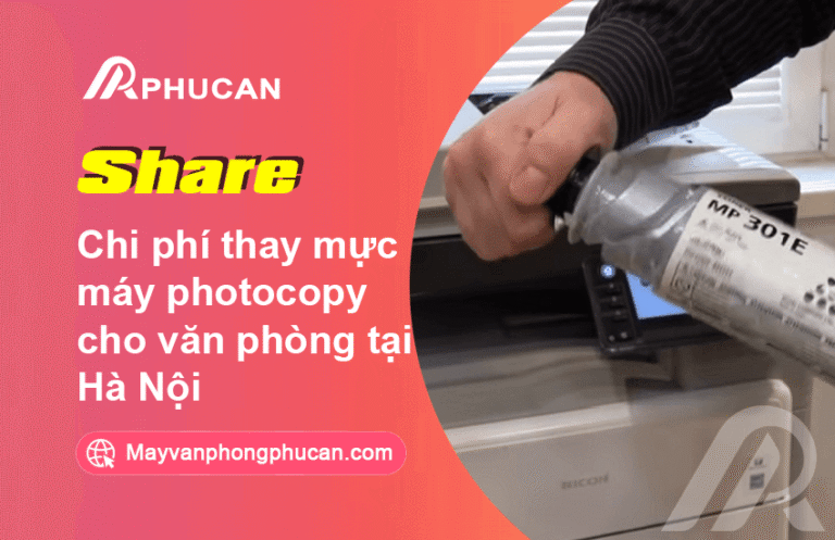 chi phí thay mực máy photocopy