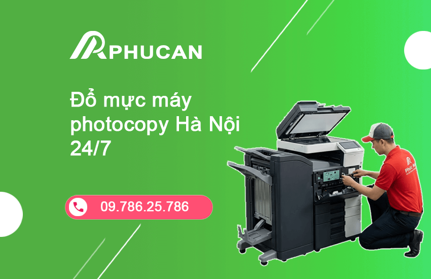 đổ mực máy photocopy Hà Nội
