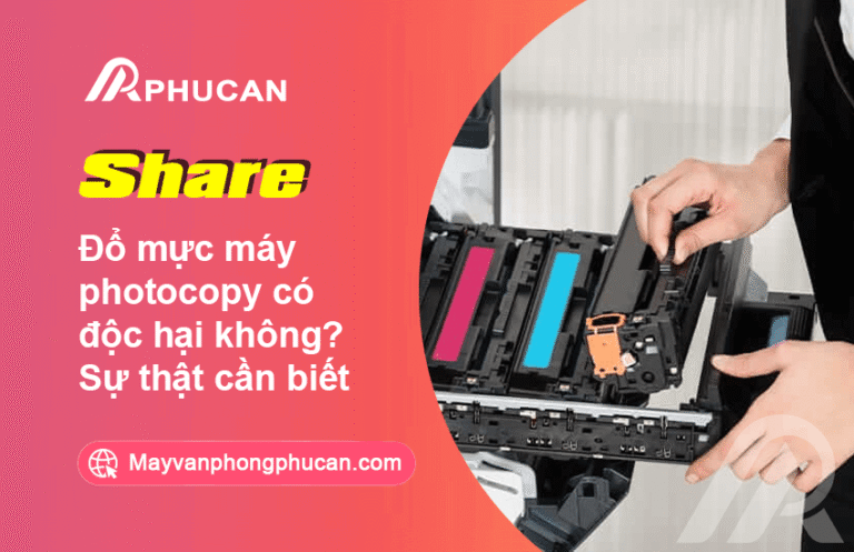 đổ mực máy photocopy có độc hại không
