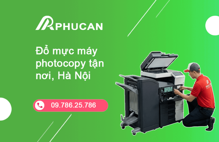 đổ mực máy photocopy tận nơi