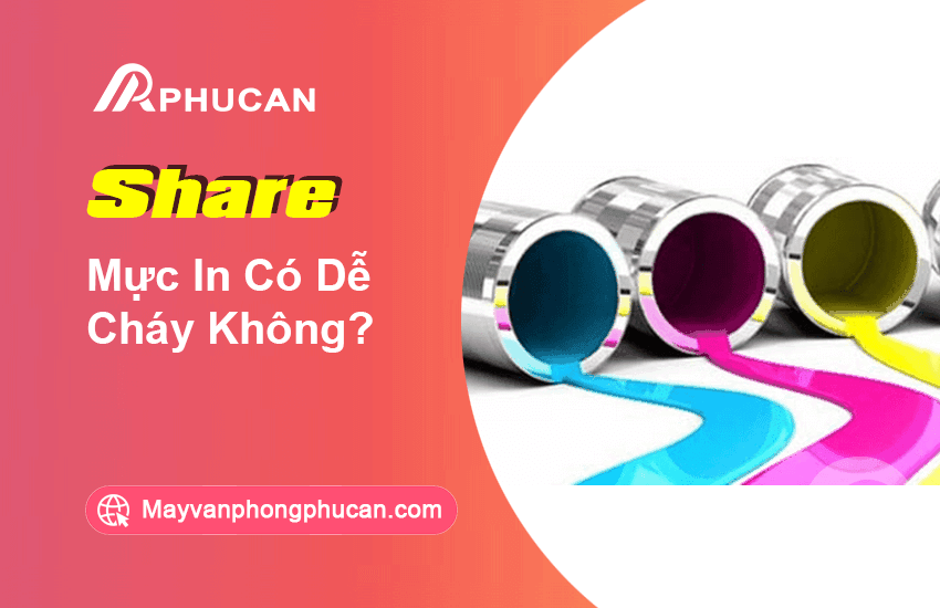 mực in có dễ cháy không