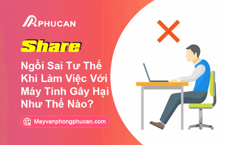 ngồi sai tư thế khi làm việc với máy tính