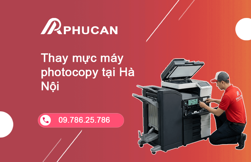 thay mực máy photocopy tại Hà Nội