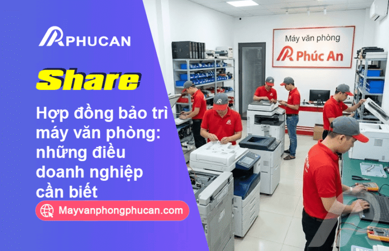 Hợp đồng bảo trì máy văn phòng
