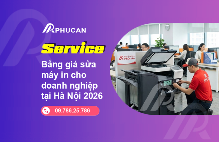bảng giá sửa máy in cho doanh nghiệp