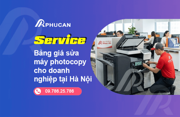 bảng giá sửa máy photocopy cho doanh nghiệp