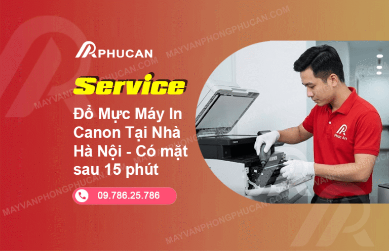Đổ mực máy in Canon