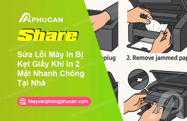 máy in bị kẹt giấy khi in 2 mặt