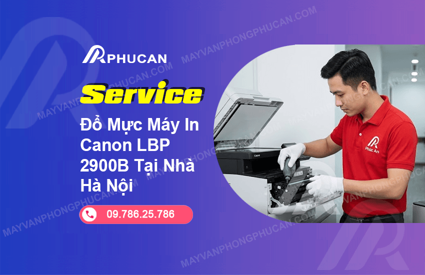 đổ mực máy in Canon LBP 2900B