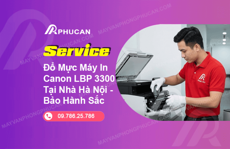 đổ mực máy in Canon LBP 3300