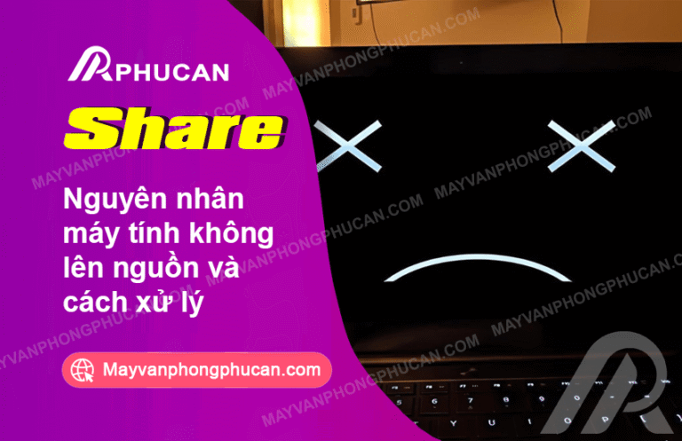 máy tính không lên nguồn