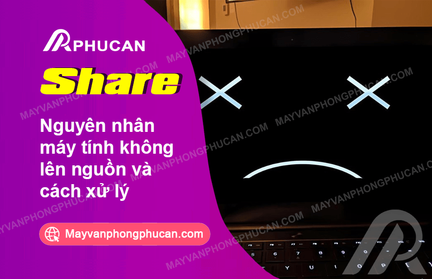 máy tính không lên nguồn