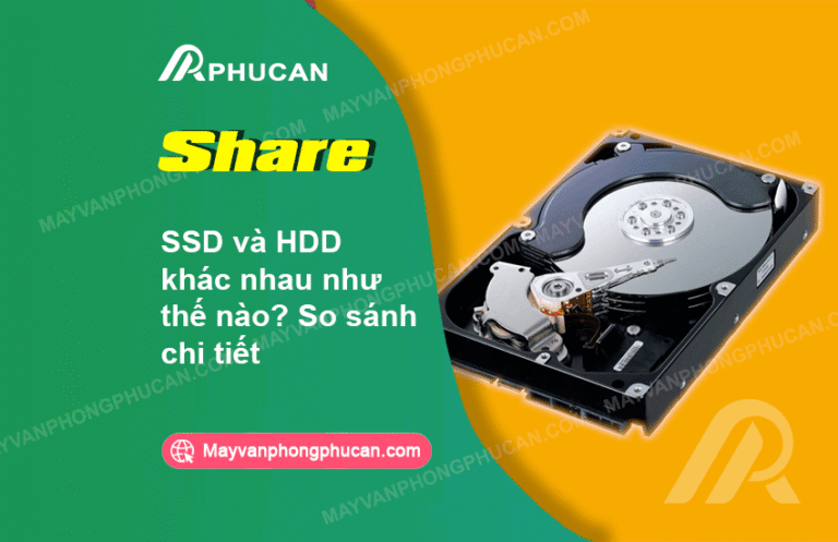 so sánh SSD HDD