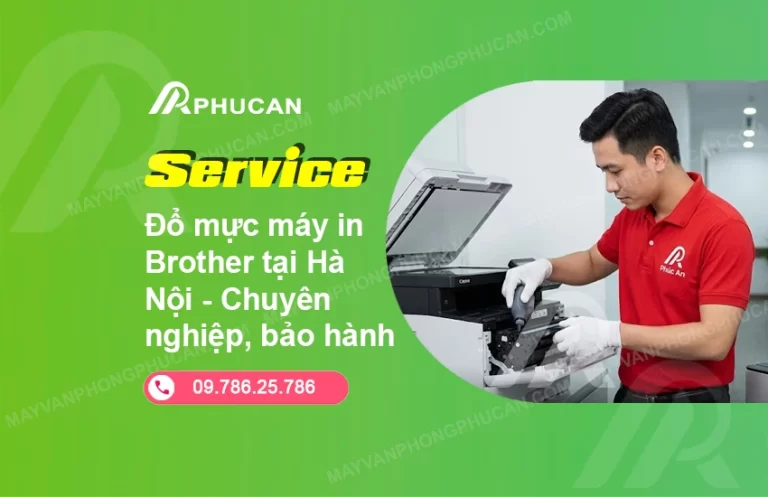 đổ mực máy in Brother
