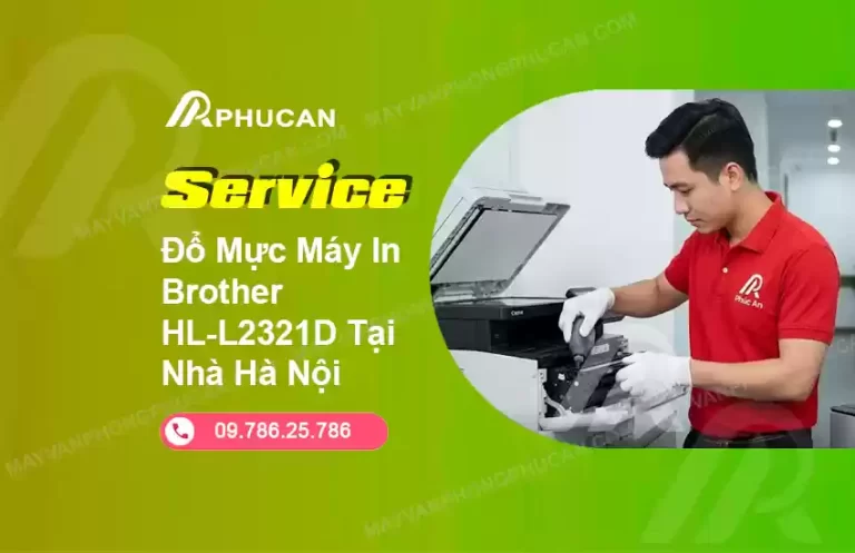 đổ mực máy in Brother HL-L2321D