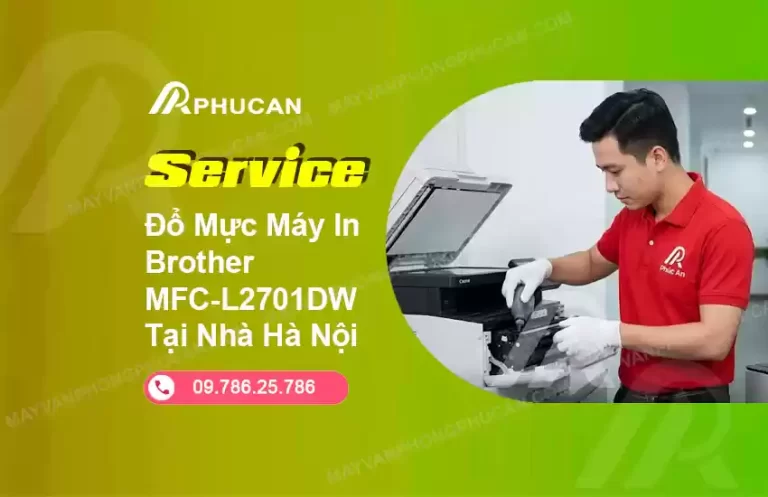 đổ mực máy in Brother MFC-L2701DW
