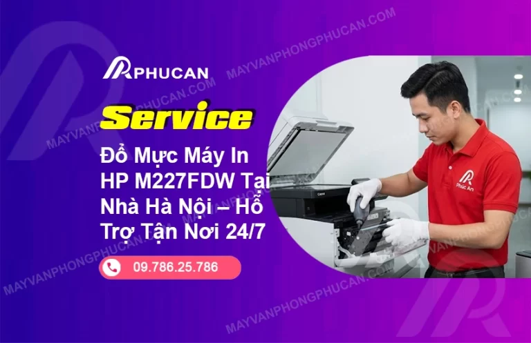 đổ mực máy in HP M227FDW