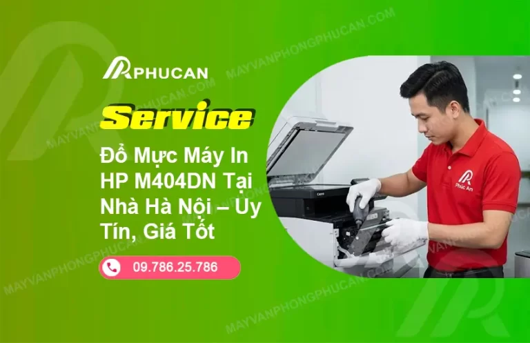 đổ mực máy in HP M404DN