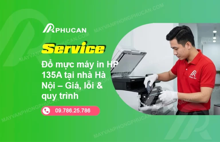 đổ mực máy in HP MFP 135A