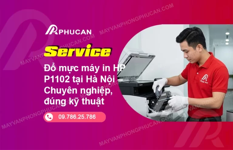 đổ mực máy in HP P1102