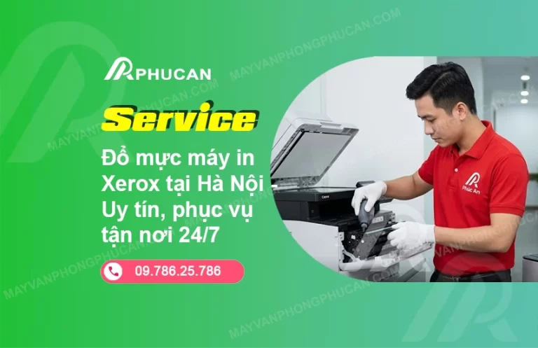 đổ mực máy in Xerox
