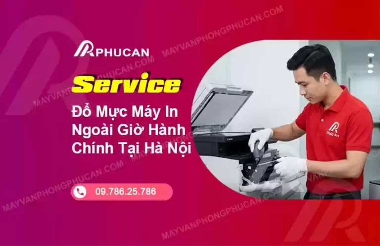 đổ mực máy in ngoài giờ