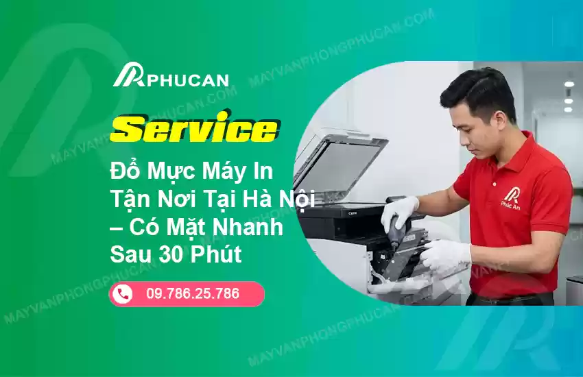 đổ mực máy in tận nơi