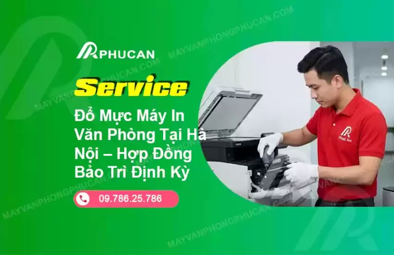 đổ mực máy in văn phòng