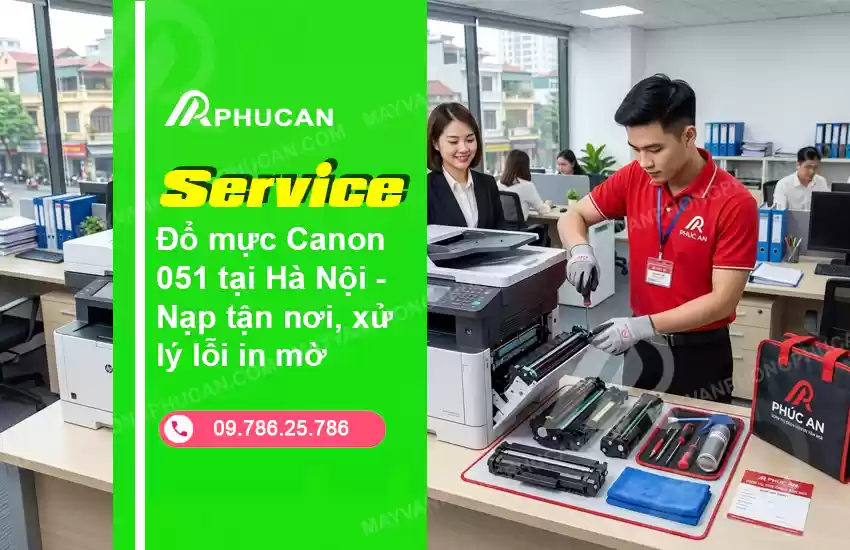đổ mực Canon 051