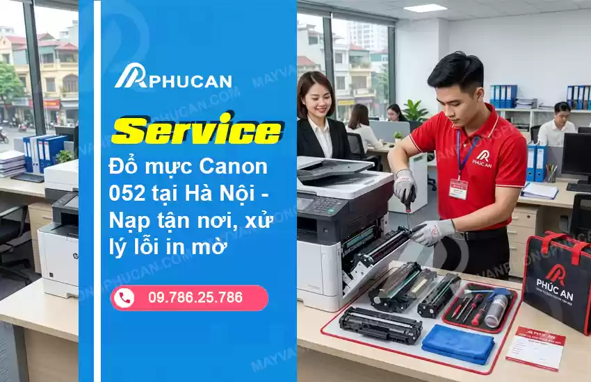 đổ mực Canon 052
