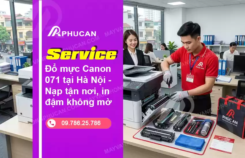 đổ mực Canon 071