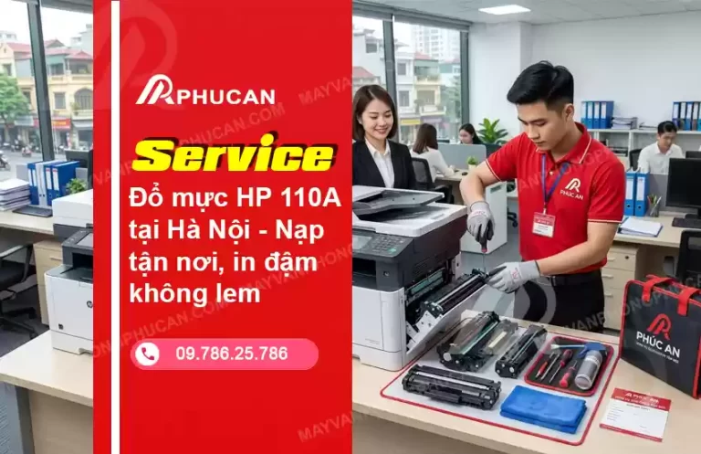 đổ mực HP 110A