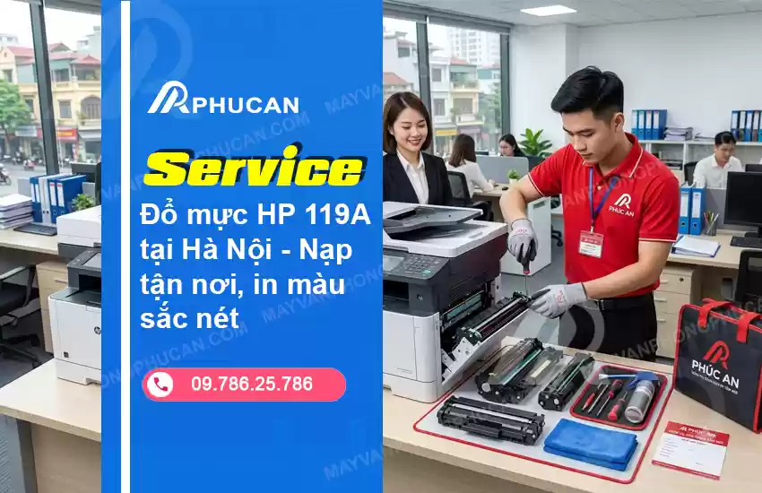 đổ mực HP 119A