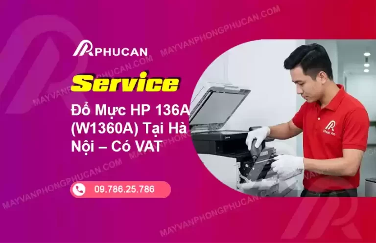 đổ mực HP 136A