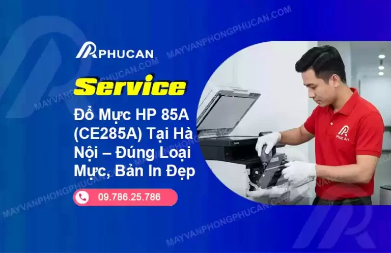 đổ mực HP 85A