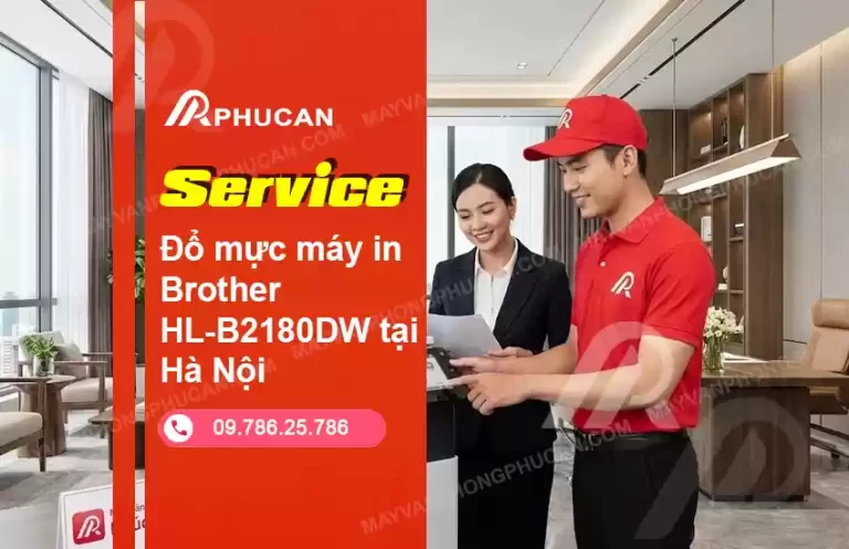 đổ mực máy in Brother HL-B2180DW