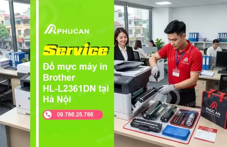 đổ mực máy in Brother HL-L2361DN