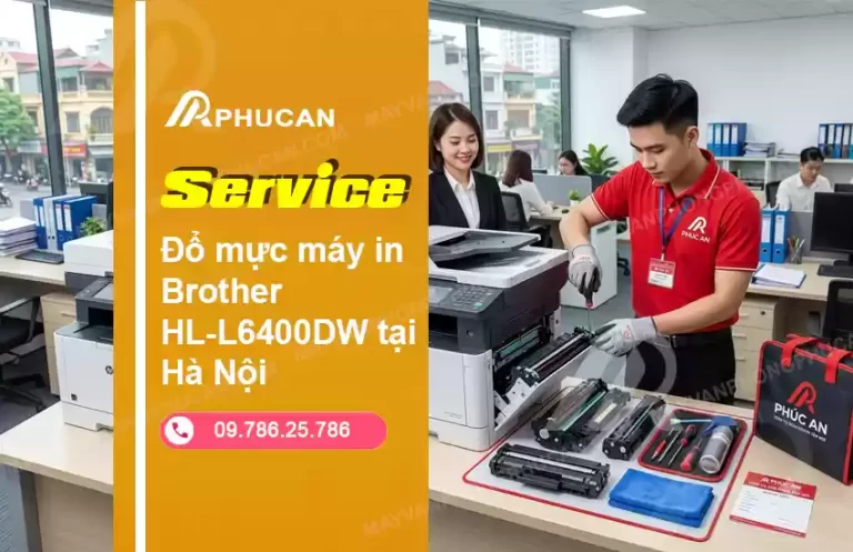 đổ mực máy in Brother HL-L6400DW
